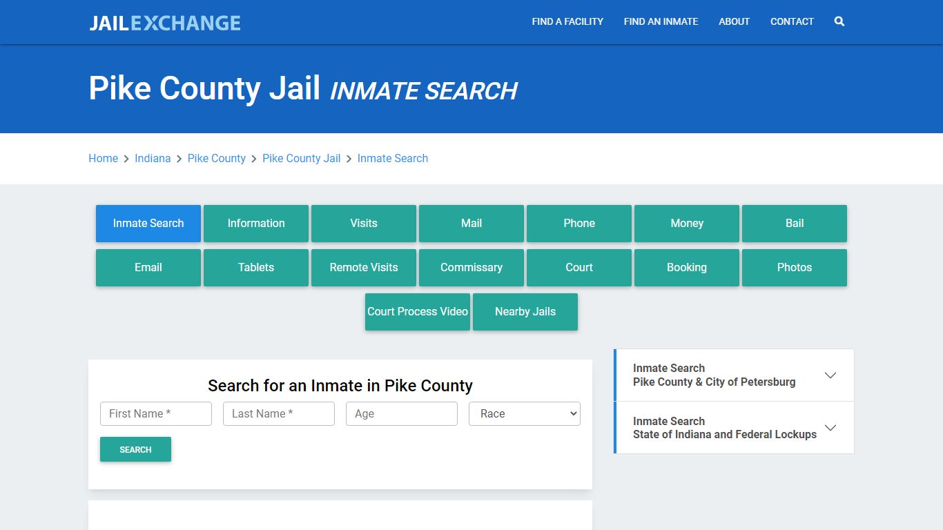 Pike County Jail, IN Inmate Search: Roster & Mugshots - Jail Exchange